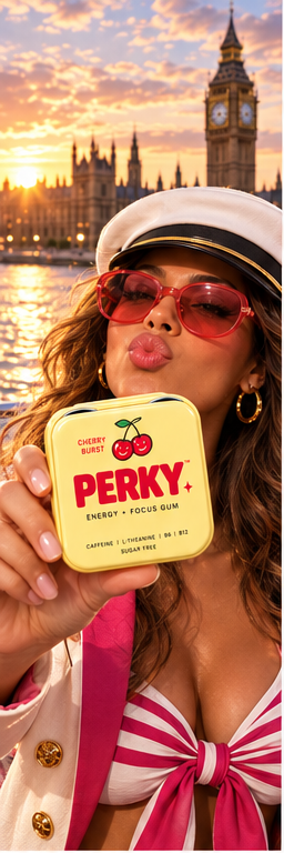 SUNSET SESSIONS featuring Cherry Burst PERKY gum