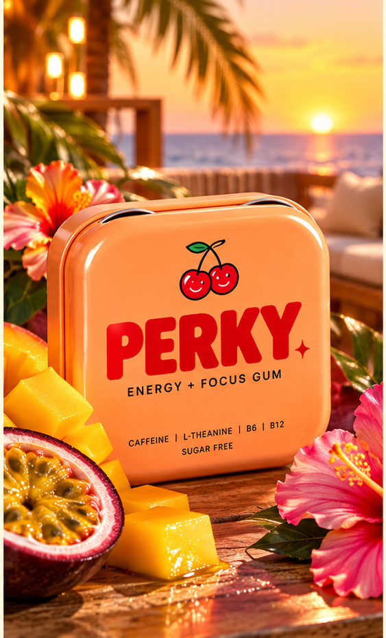 TROPICAL HAZE limited-edition PERKY gum