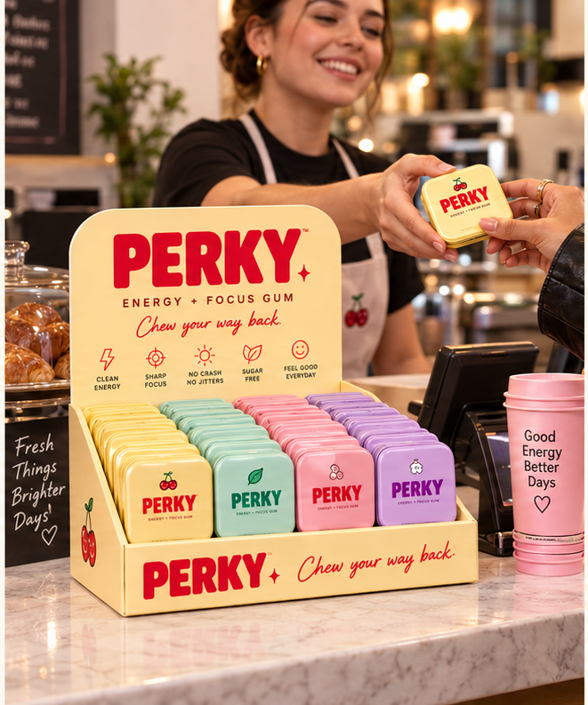 THE COUNTERTOP PERKY retail activation