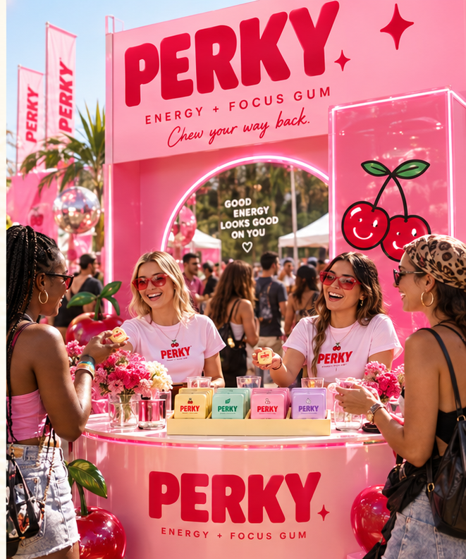 THE POP-UP PERKY retail activation